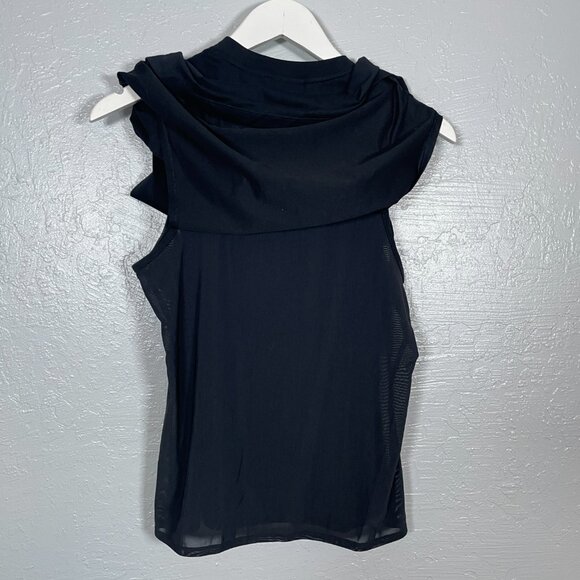 Nike ACG Women M Black NRG Layered Training Tank Top Shirt Athleisure Granola - Picture 7 of 9